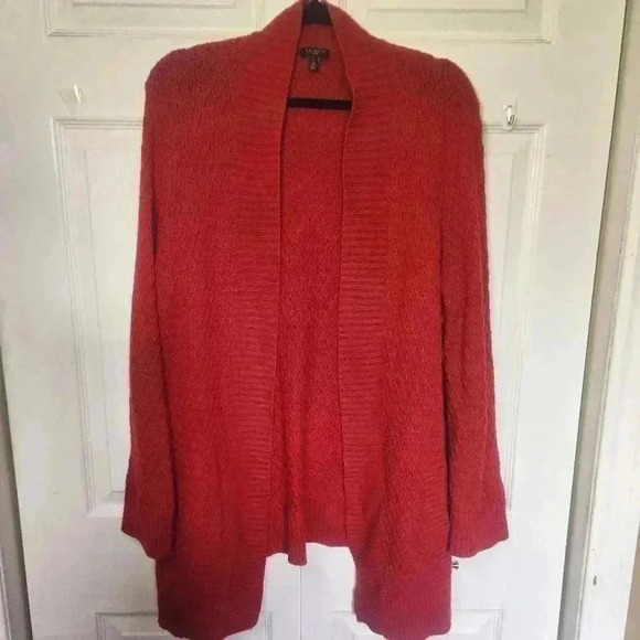 Talbot Woman's Plus  Size Red Cardigan Size 2x - Picture 2 of 9